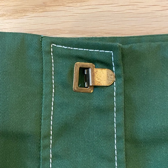 Minnesota Woolen Vintage Green Jacket & Skirt 2 Piece Set / Gold Snap Closures - Picture 11 of 16